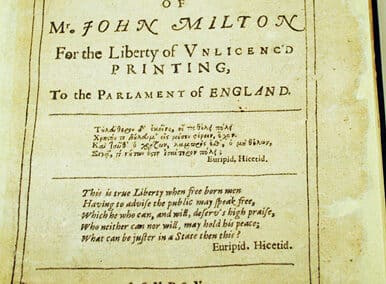 Areopagitica; A Speech of Mr. John Milton