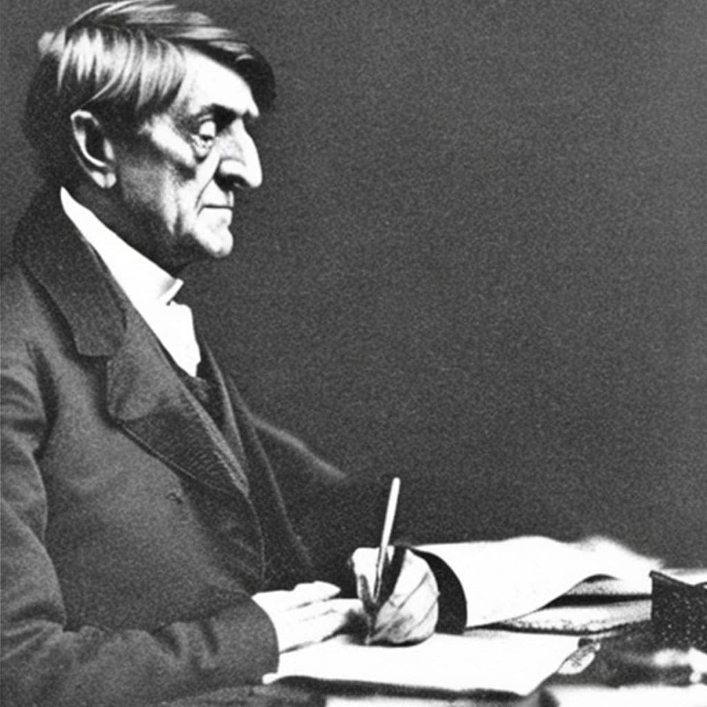 RTR-author-1024x1024_0018_1 - Ralph Waldo Emerson writing poetry