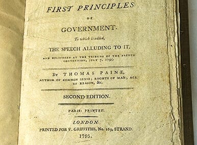 Dissertation on the First Principles of Government